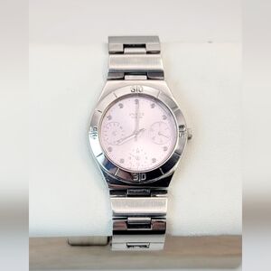 Citizen Wicca Women’s Quartz Triple Calendar Watch – Model 6329-L20115 – Pink